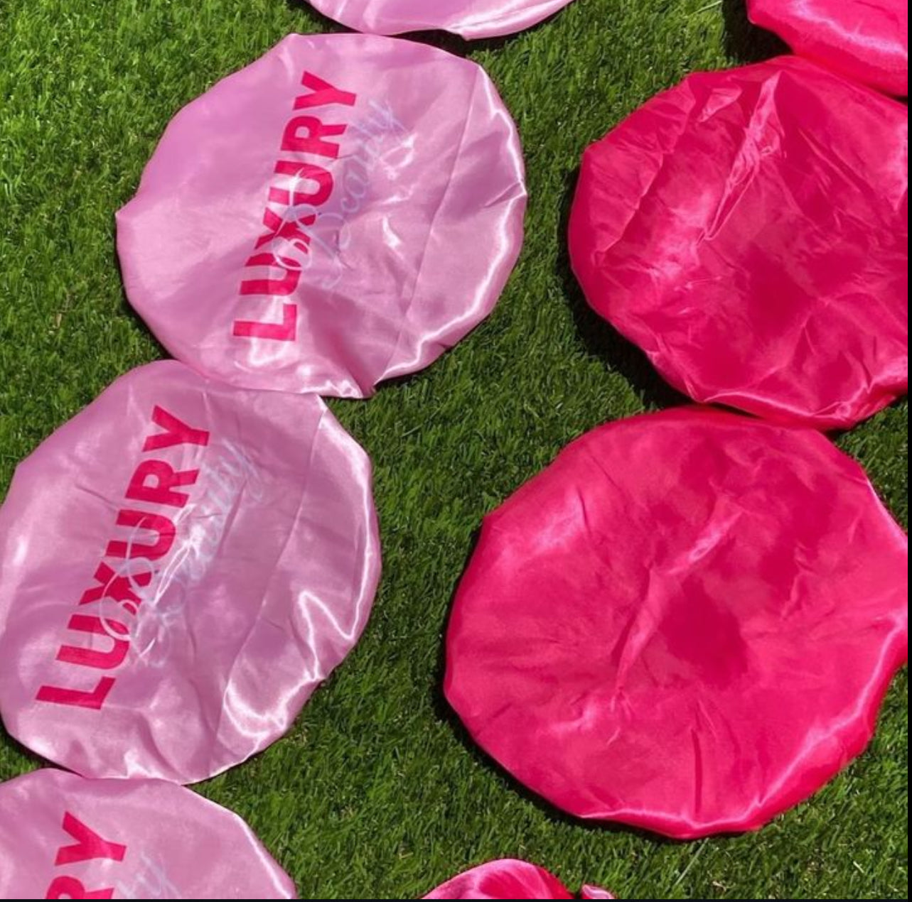 Luxury silk bonnets